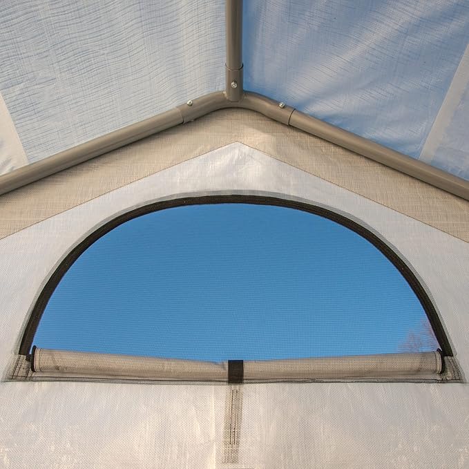 Miracle-GRO 6' x 6' x 6' All-Season Indoor/Outdoor Backyard Garden Greenhouse and Compact Waterproof Plant Shelter, Translucent
