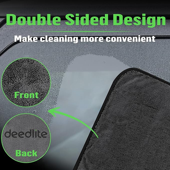 Shower Cleaning Cloths, Premium Car Drying Towel | Ultra Absorbent Twisted-Loop Design| Microfiber Towel for Car, Shower Cabin, Household