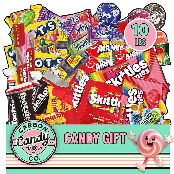 Bulk Candy Variety Pack - 10 lb - Candy Bulk - Bulk Individually Wrapped - Assorted Mix - Lollipops, Hard Candies, Fruity Candies - Dulces - Easter- Big Bag of Sweets for Party Favors