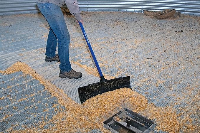 Marshalltown Polar Pusher 48 Inch Snow Pusher Shovel, Lightweight Non-Stick UHMW Blade Makes Plowing Snow Easy, Made in The USA, SNOWP48