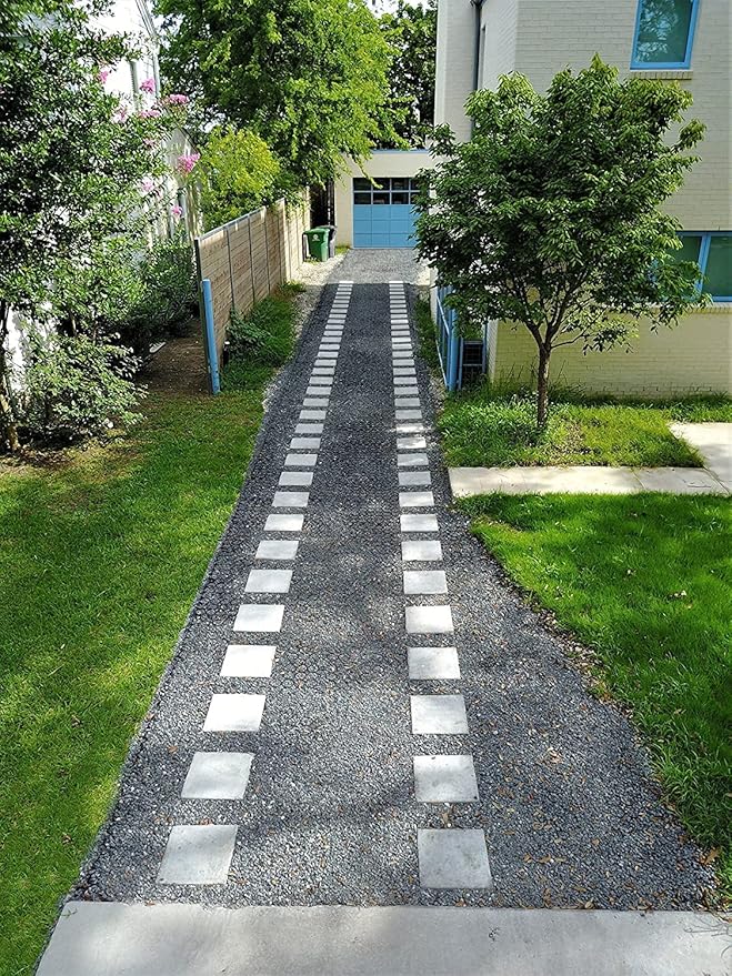TRUEGRID | Deco Permeable Pavers | Designed as Outdoor Pavers for The Driveway, Garden, Patio, or as Stepping Stone Support for Walkways, Poolside, DIY Projects | 1.8" Depth | Sample Pack of 2
