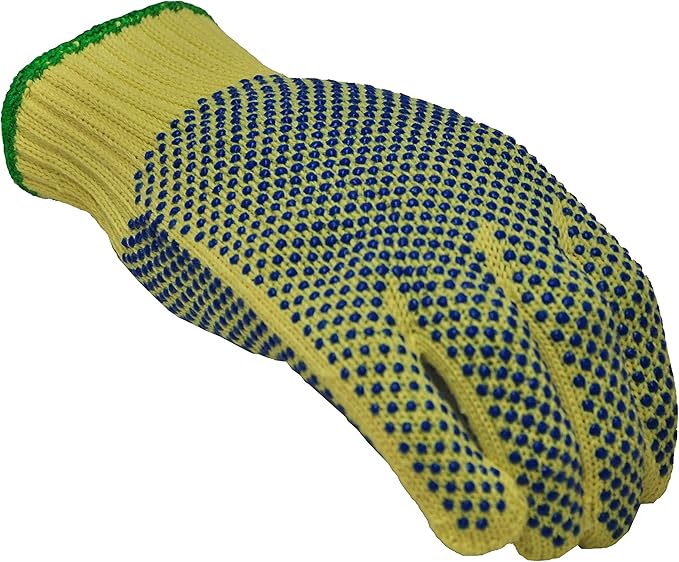 G & F Products unisex adult Latex cut resistant work gloves, Yellow, X-Large US