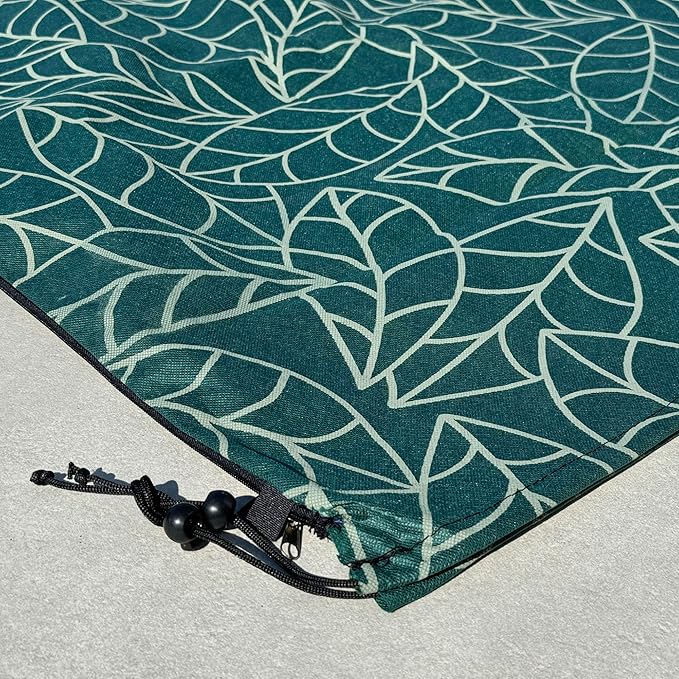Plant Covers Freeze Protection 24"x32" in 2 Pack | Green Winter Frost Blankets for Outdoor Plants | Reusable Garden Cover Bags with Zipper Drawstring | Cold Weather Shrub Protection Cloth