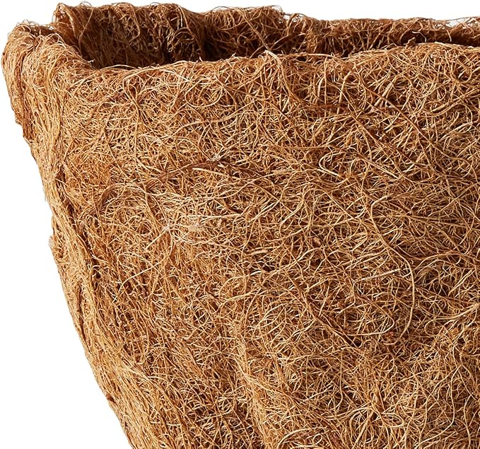 Bosmere Pre-Formed Coco Liner with Soil Moist – 24-Inch Replacement Liner for Window Boxes & Hanging Baskets