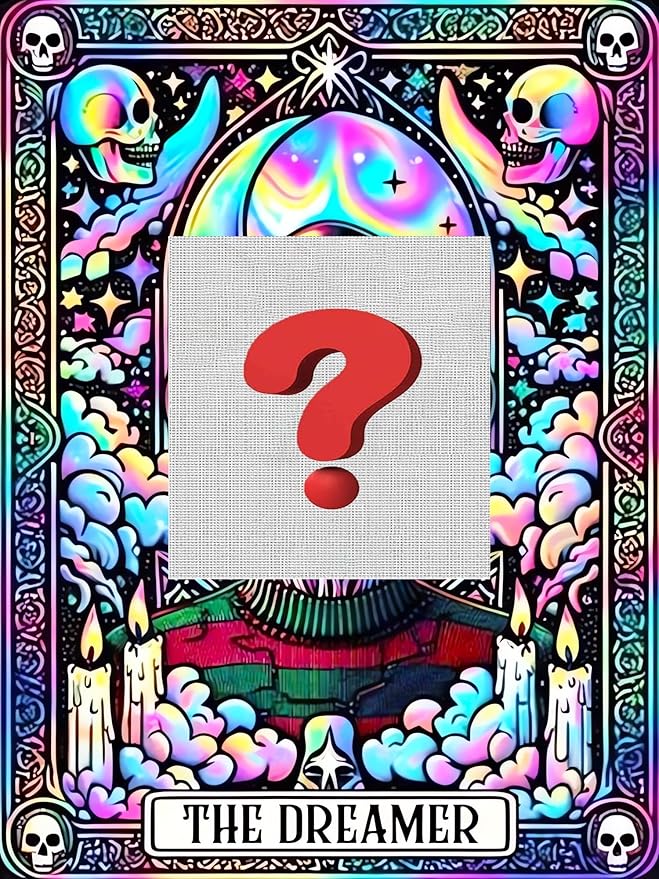 GemZono Halloween Mystery Colorful Diamond Art Painting Kits, DIY Random Diamond Art Kit for Adults Full Round Drill,Paint with Diamond for Gift, Funny Crafts for Home Wall Decor&Gift-12x16in