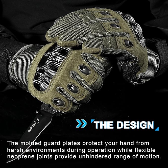 WTACTFUL Tactical Gloves for Men Touchscreen Airsoft Paintball Motorcycle Gloves