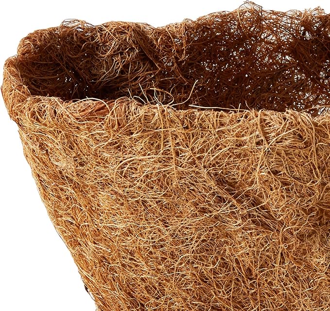 Bosmere Pre-Formed Coco Liner with Soil Moist – 36-Inch Replacement Liner for Window Boxes & Hanging Baskets