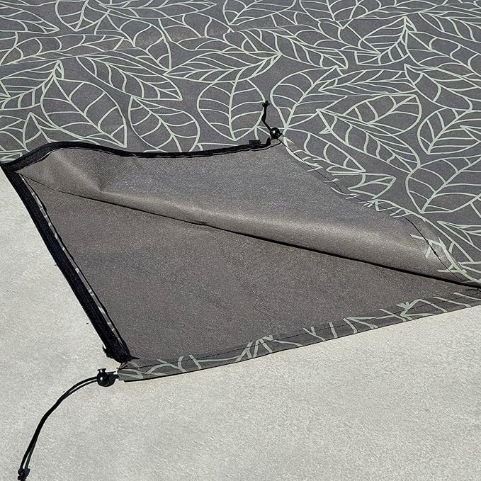 UB-STORE Plant Covers Freeze Protection 59"x91" in 2 Pack | Brown Winter Frost Blankets for Outdoor Plants | Reusable Garden Cover Bags with Zipper Drawstring | Cold Weather Shrub Protection Cloth