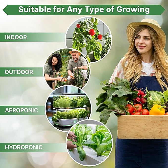 Organo Republic 14 Herbs & Veggies Salsa Mix Seeds Variety Pack - 5,180+ Non GMO Heirloom Herb, Tomato & Chili Pepper Seeds for Planting Outdoor & Indoor Home Gardening: Basil, Cilantro Onion, Peppers