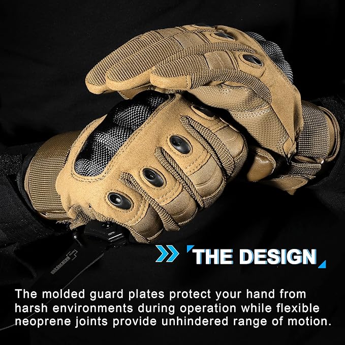 WTACTFUL Tactical Gloves for Men Touchscreen Airsoft Paintball Motorcycle Gloves