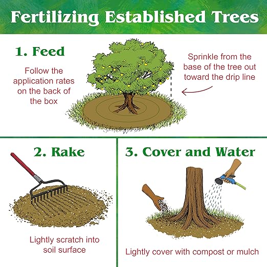 Down To Earth All Natural Fertilizers Organic Fruit Tree - Plant Food for Apples, Pears, Plums and Tropical Fruit Trees 6-2-4, 40 lb