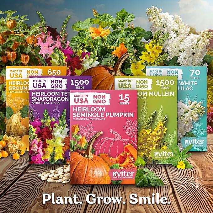 KVITER 550 Dahlia Zinnia Seeds for 2026 Mix (Zinnia Elegans) – Double Blooms, Non GMO, Heirloom & Organic – Flower seeds for Planting Outdoors in Garden, Containers, Flower Beds. Ideal for Cut Flowers