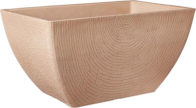 Arcadia Garden Products Q41B Concentric Window Box, 16 x 10 x 8, Beige