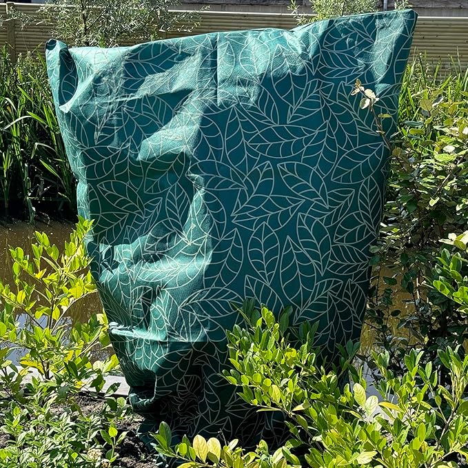 Plant Covers Freeze Protection 47"x71" in 4 Pack | Green Winter Frost Blankets for Outdoor Plants | Reusable Garden Cover Bags with Zipper Drawstring | Cold Weather Shrub Protection Cloth