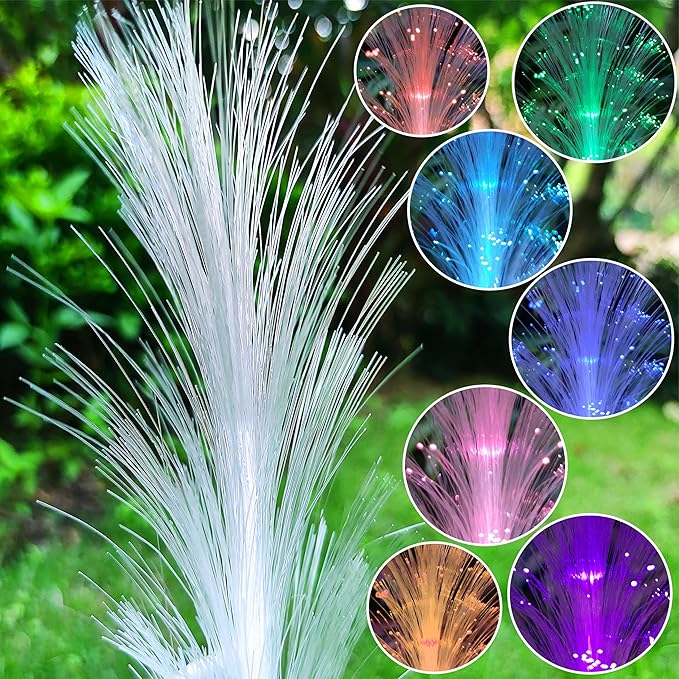 Solar Gnome Garden Statues，LED Lights Outdoor with 7 Multi-Color Changing Modes Solar Garden Decor Yard Lights Outside Patio Lawn, Gifts for Mom Grandma Women Birthday