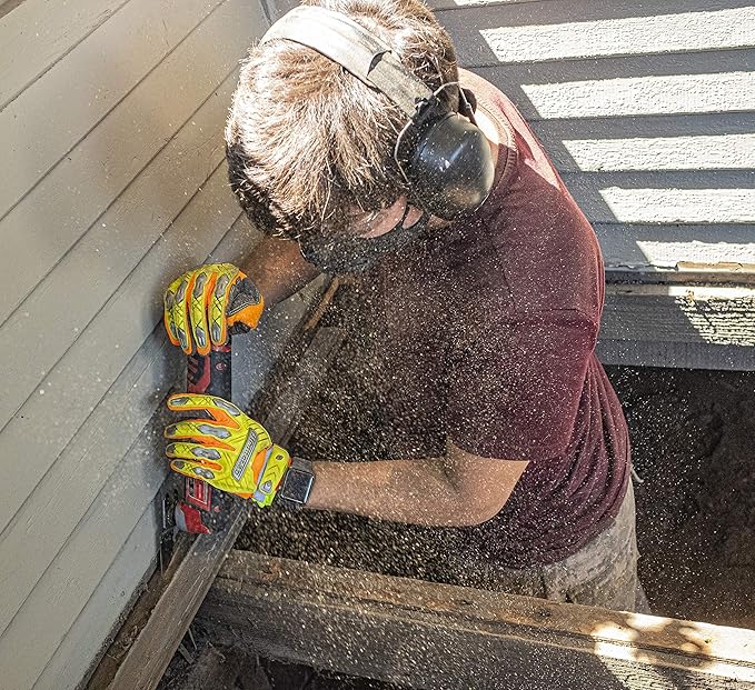 Ironclad Command Impact Work Gloves; Touch Screen Gloves Conductive Palm & Fingers, Impact Protection, Machine Washable