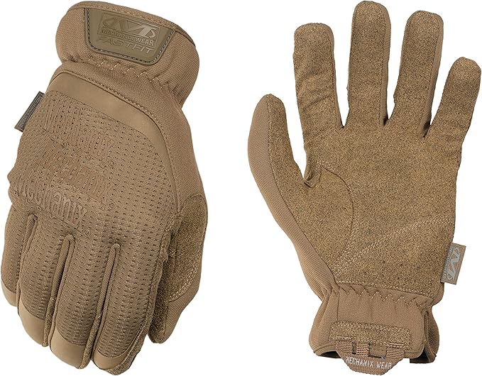 Mechanix Wear FastFit Tactical Gloves - Heavy Duty Lightweight Multipurpose Gloves - Flexible Grip & Reinforced Palm - Touchscreen Capable - XX-Large - Coyote Tan